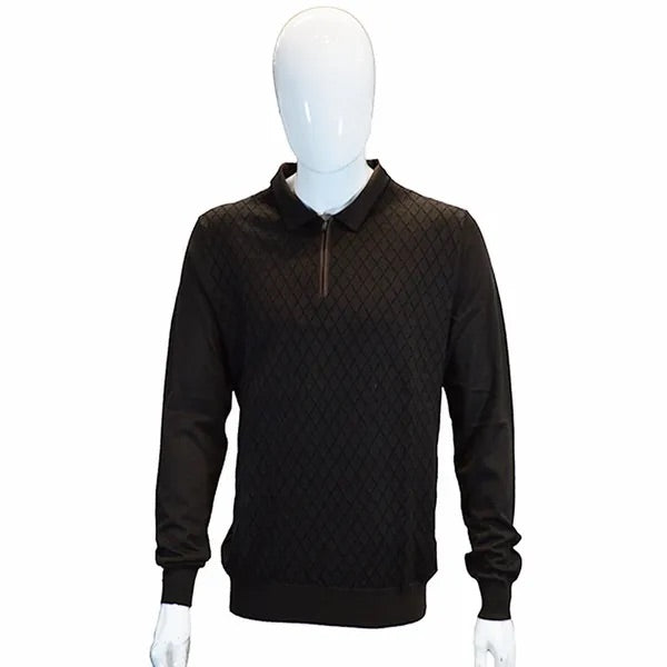 Torras Polo Zip Style Black - 108 107 - Cellini Uomo 