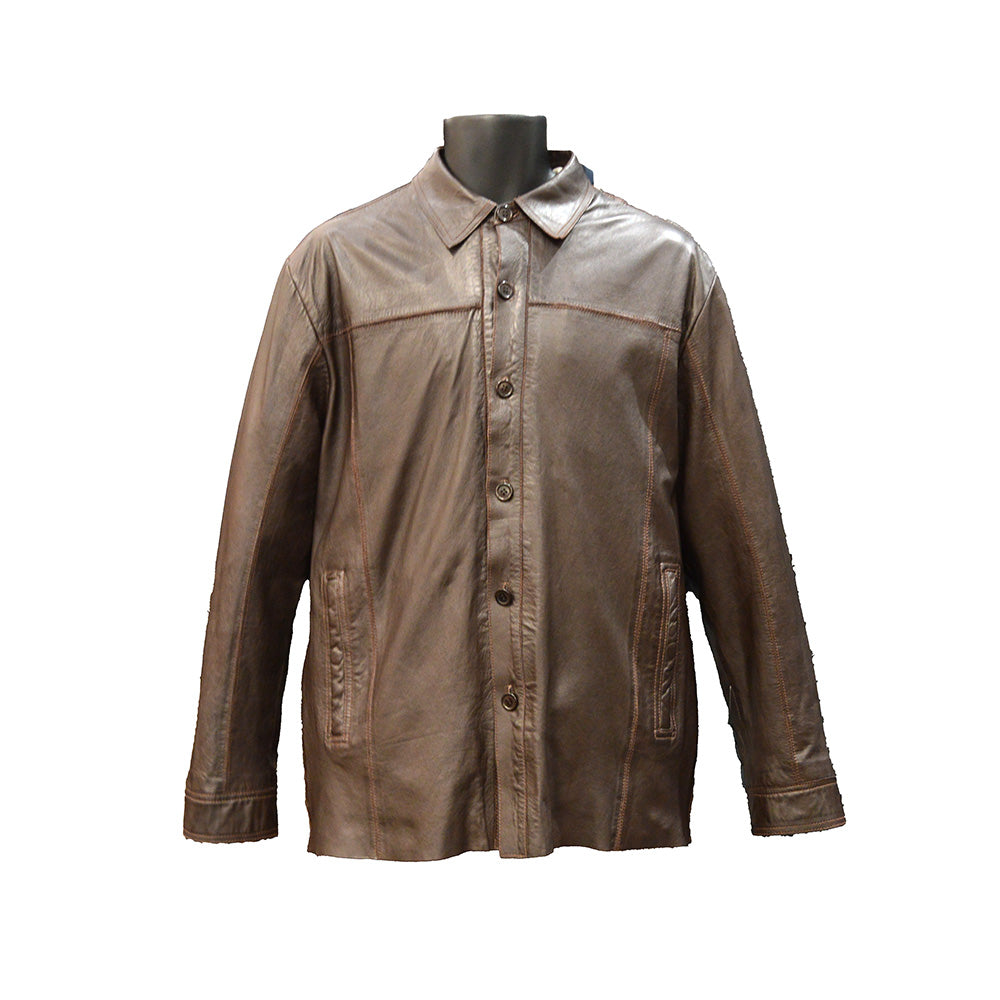 New Lamb Skin Leather Shirt Jackets 339330