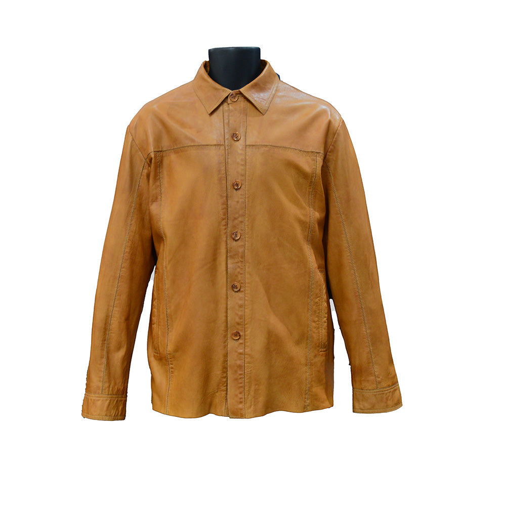 New Lamb Skin Leather Shirt Jackets 339330