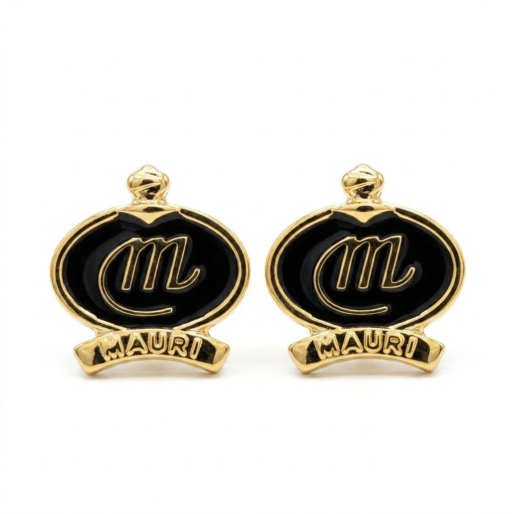Mauri gold shoe accessories, stylish and shiny, designed to add a decorative touch to footwear.