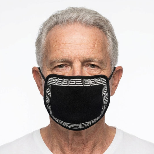 Prestige Fabric Black Face Mask 100 - Cellini Uomo 