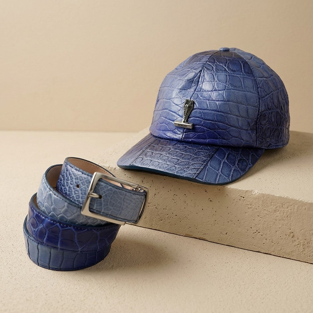 Mauri FC Multi Blue Alligator Hat
