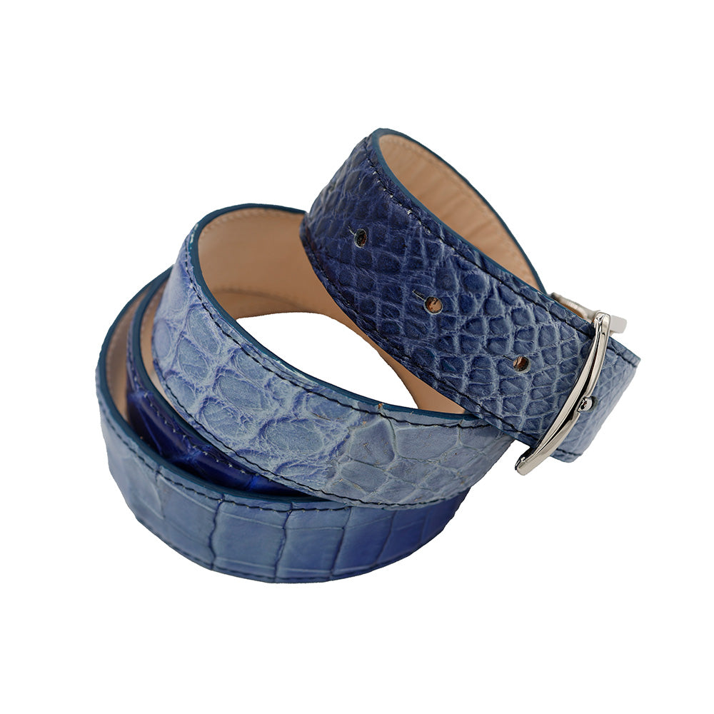 Mauri Alligator Multi Blue Belt