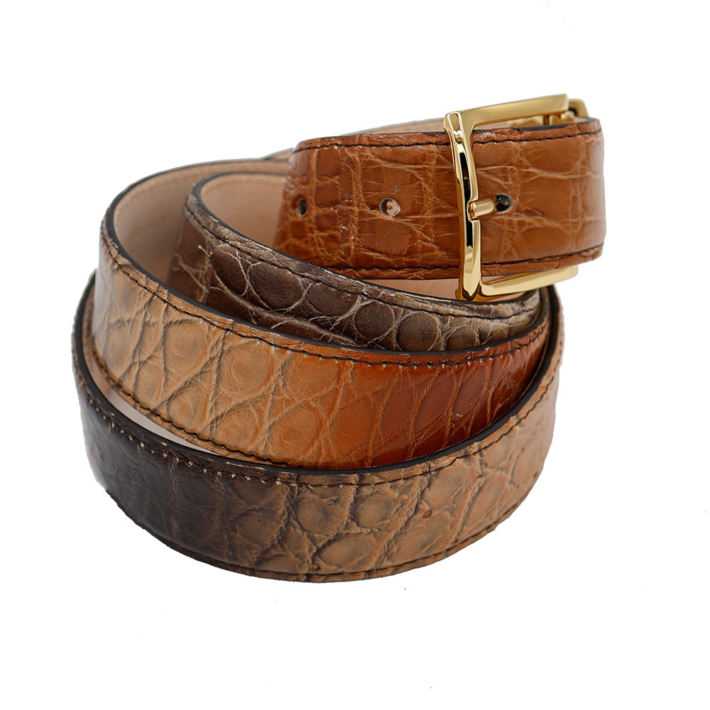 Mauri Alligator Multi Brown Belt