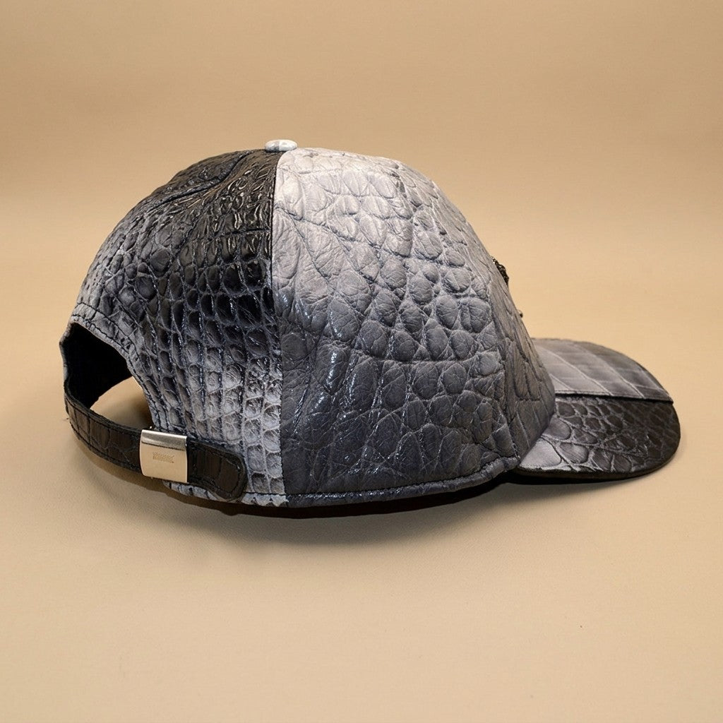 Mauri Fade Black Alligator Adjustable Hat