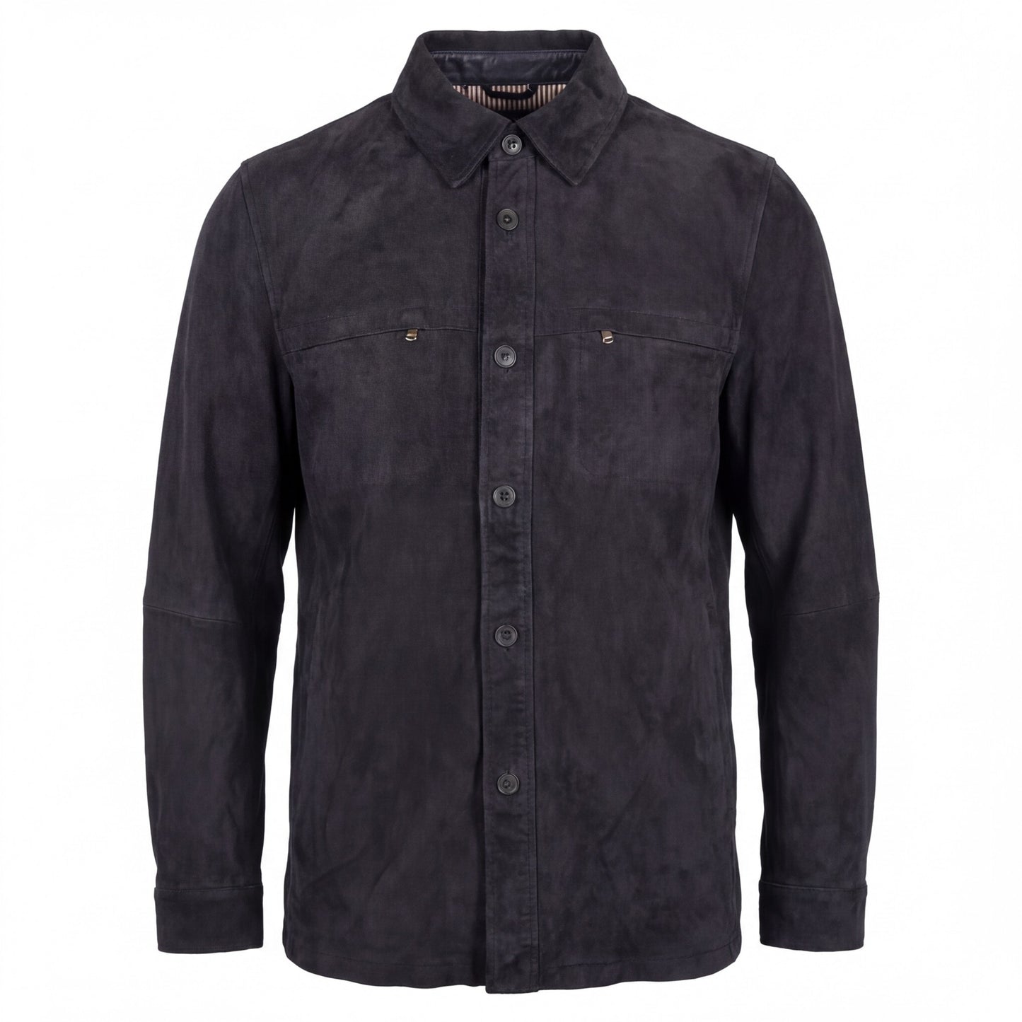Missani Lamb Suede Shirt Jackets 342518 - Cellini Uomo 