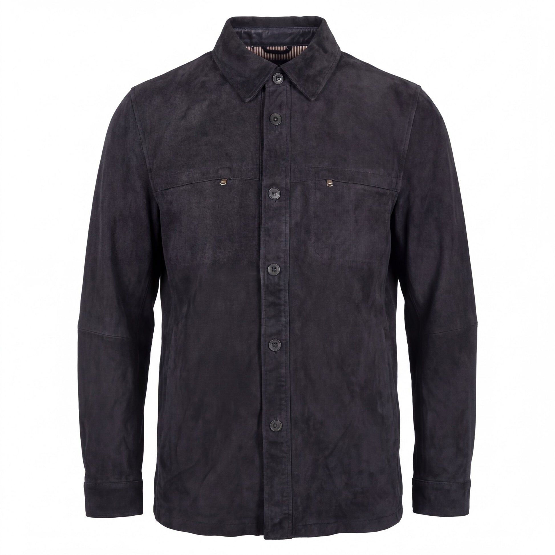 Missani Lamb Suede Shirt Jackets 342518 - Cellini Uomo 