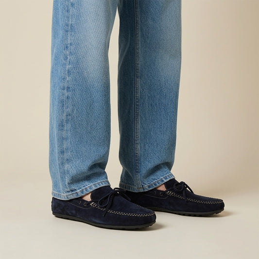 Calzoleria Toscana 2449 Suede Buckle Loafer