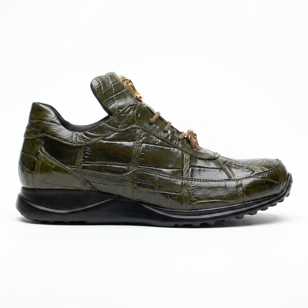 Mauri 8900 100% Authentic Alligator Skin Sneakers