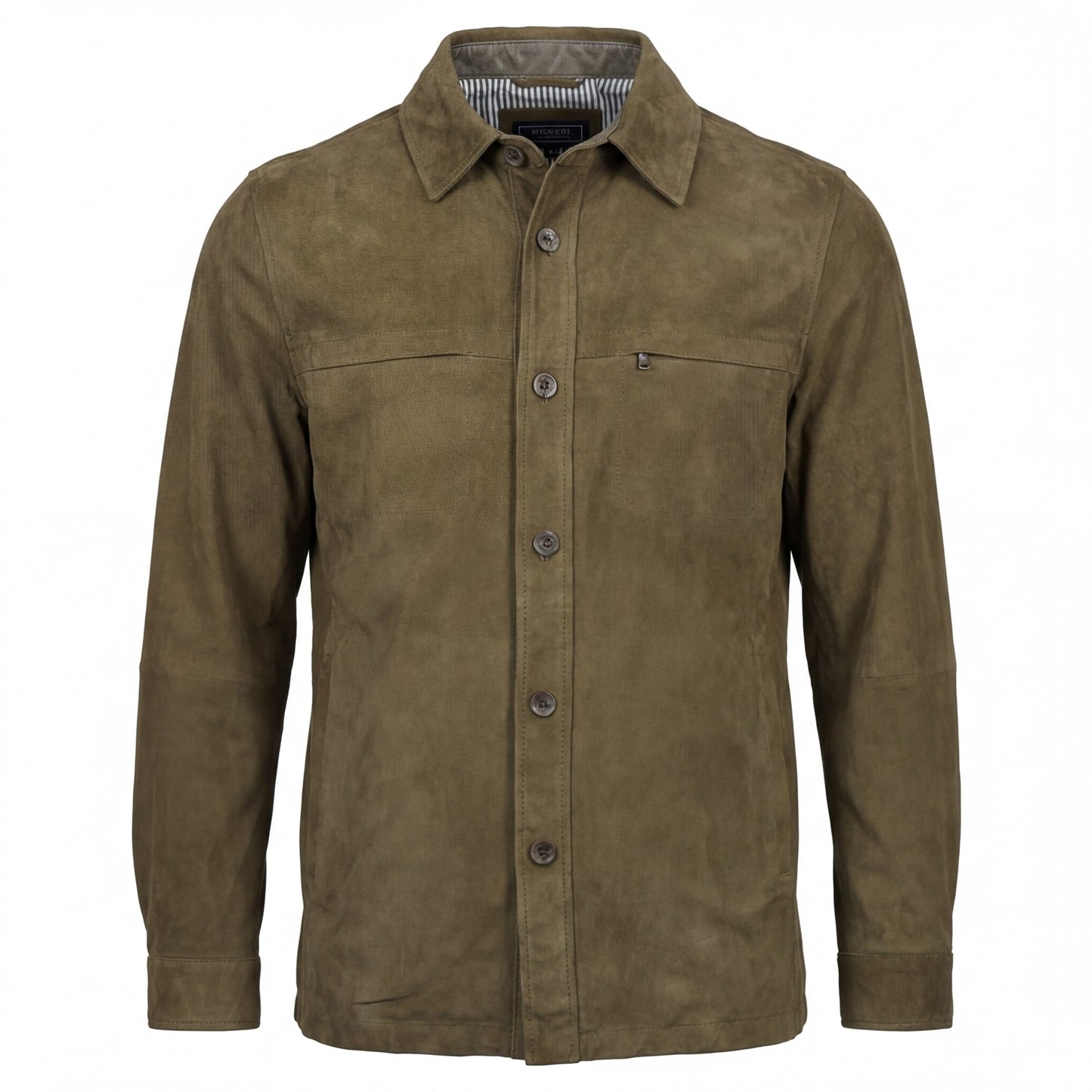 Missani Lamb Suede Shirt Jackets 342518 - Cellini Uomo 