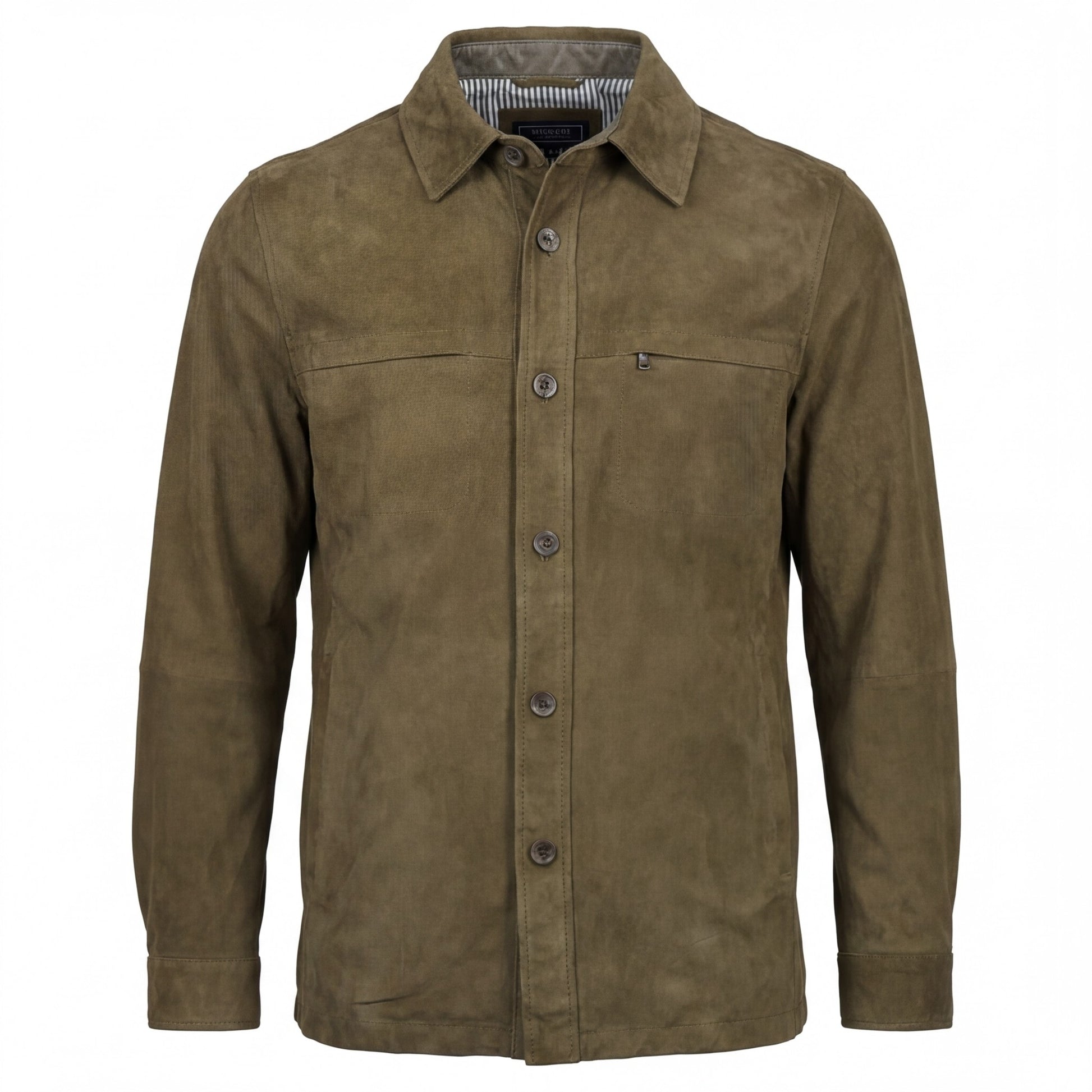 Missani Lamb Suede Shirt Jackets 342518 - Cellini Uomo 