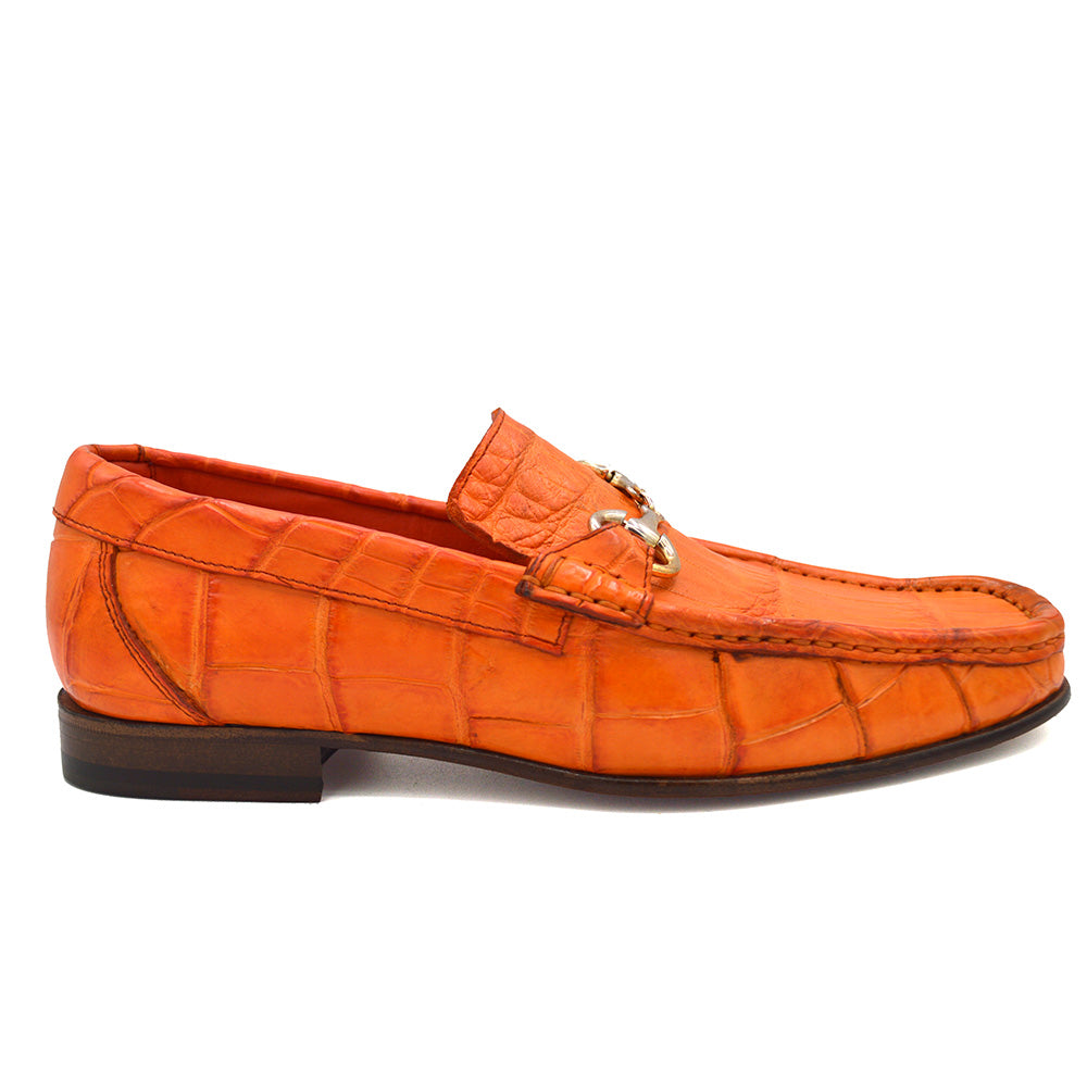 Calzoleria Toscana 3238 Alligator & Crocodile DISO Rolls-Royce Loafer - Cellini Uomo 