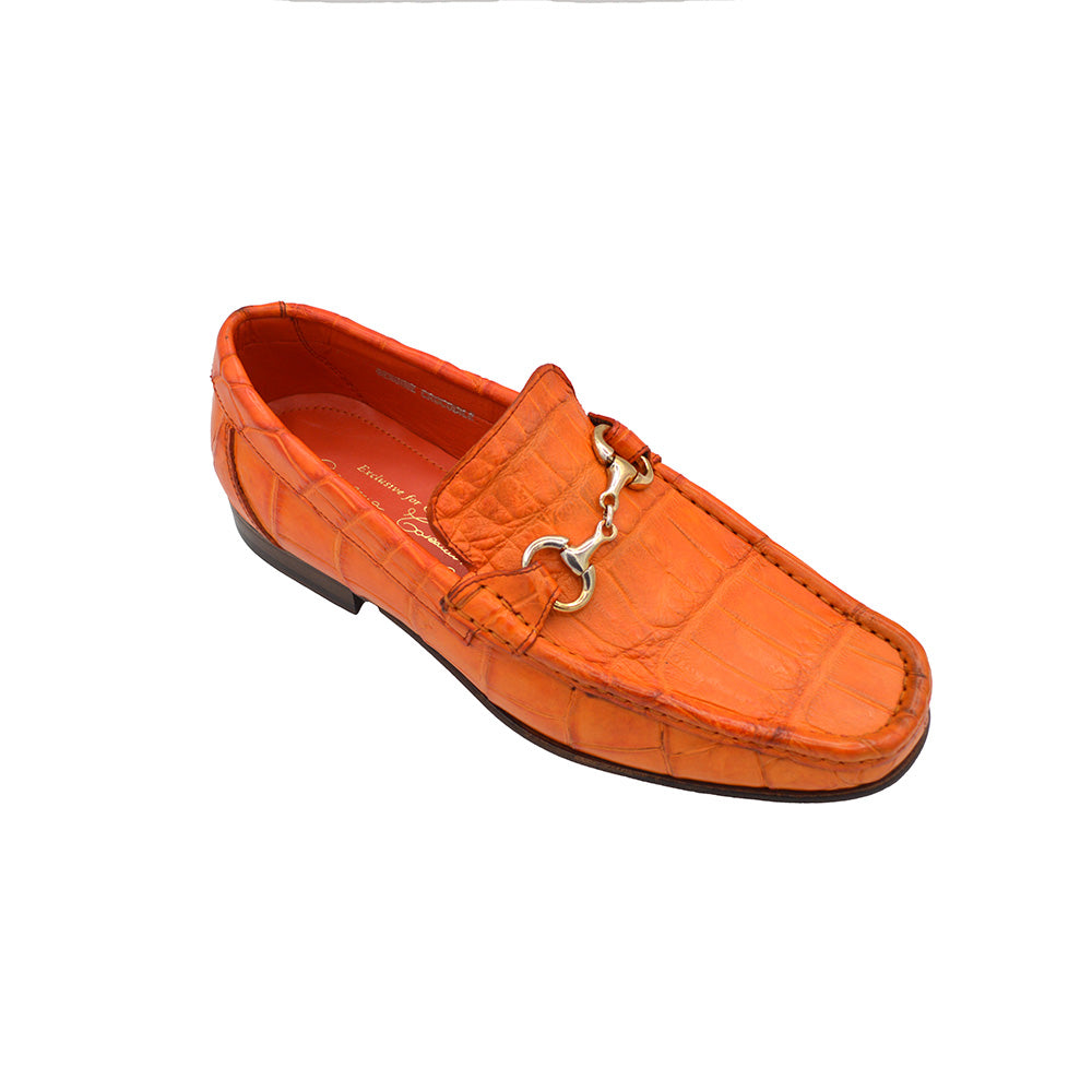 Calzoleria Toscana 3238 Alligator & Crocodile DISO Rolls-Royce Loafer - Cellini Uomo 