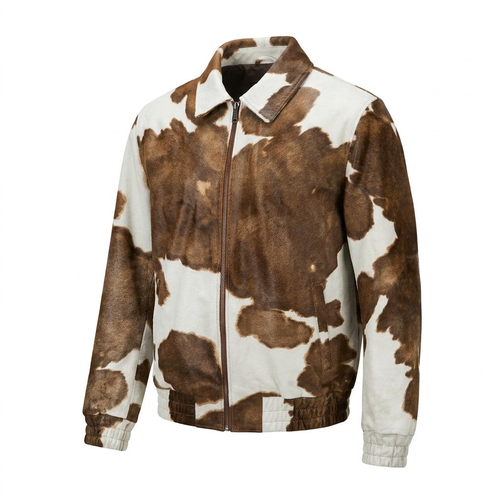 Pony-Effect 100% Sheep Skin Bomber Jacket