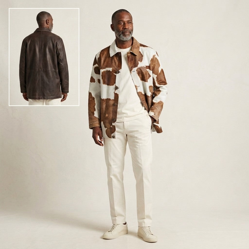 Pony-Effect 100% Sheepskin Reversible Jacket