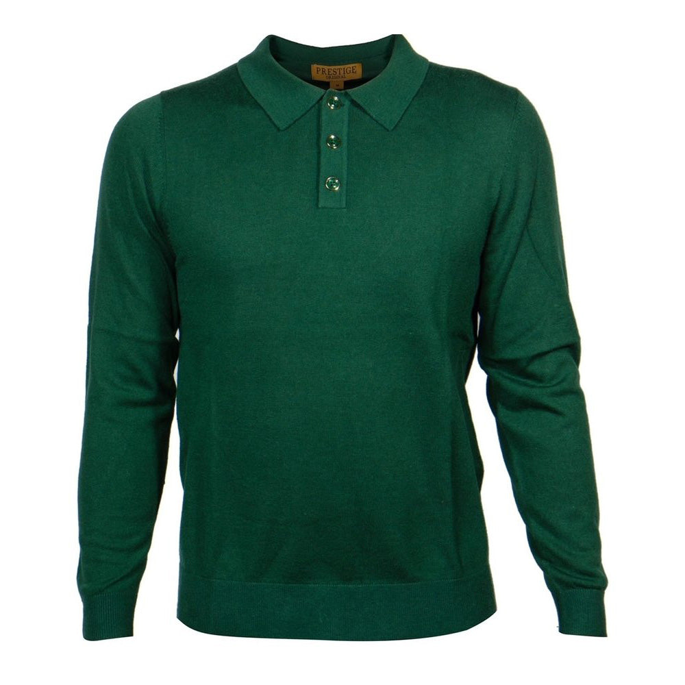 Prestige Polo Long Long Sleeve Knit Shirt 090