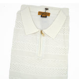 Prestige Lace Half Zip Polo Shirt 018
