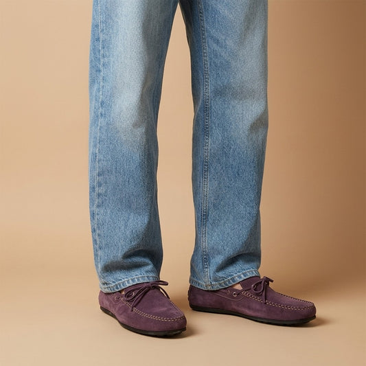 Calzoleria Toscana 2449 Suede Buckle Loafer