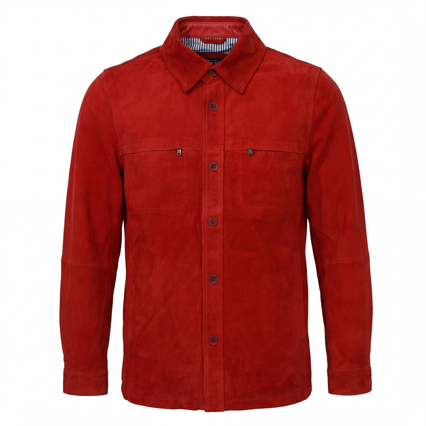 Missani Lamb Suede Shirt Jackets 342518 - Cellini Uomo 