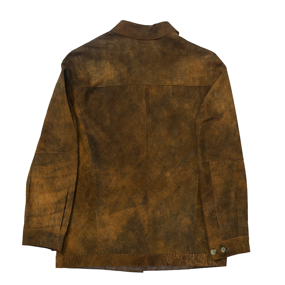 Missani Reversible Distressed Leather Jacket