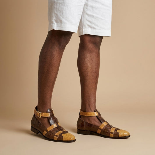 Mauri 3025 Mens Mid Crocodile Sandals
