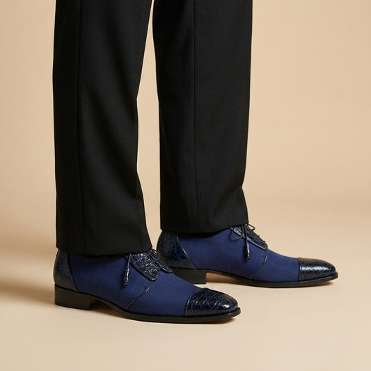 Mauri 4838 Sheriff Collection Blue Lace Up