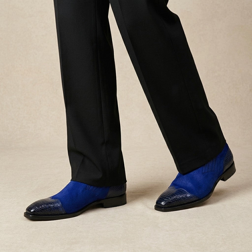 Sheriff Collection Alligator & Pony Loafer 2174