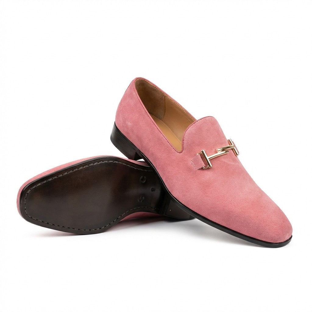 Sheriff Collection 2002 Suede Loafer in blue, showcasing a classic slip-on design with a smooth suede finish.