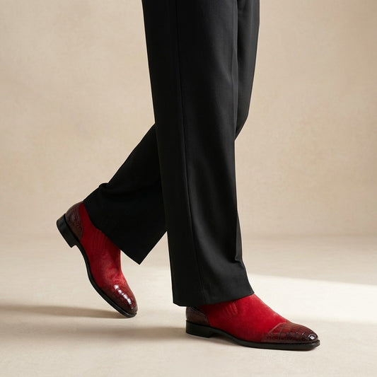 Sheriff Collection Alligator & Pony Loafer 2174