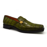 Green Sheriff Collection 22130 Alligator Square Dress Shoe