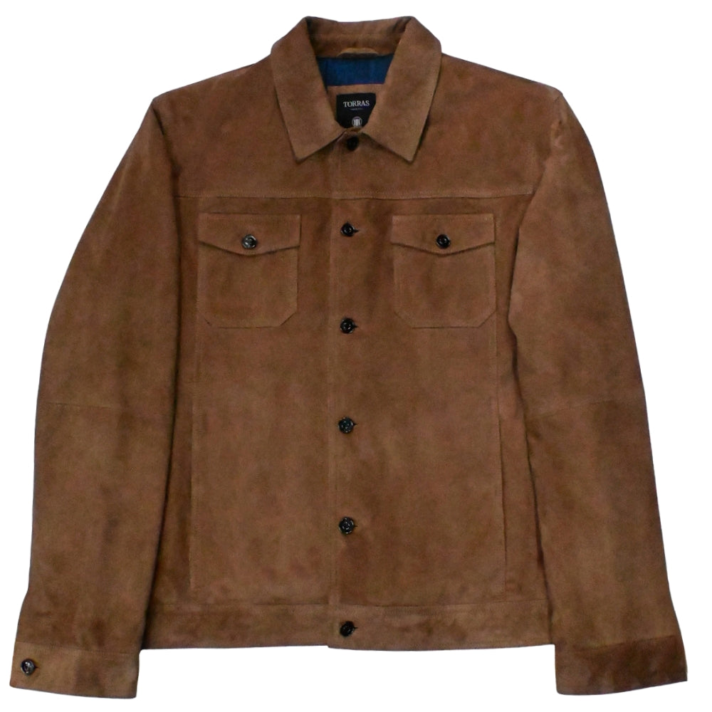 Torras 100% High-quality Goat Suede Jacket L82H501 - Cellini Uomo 