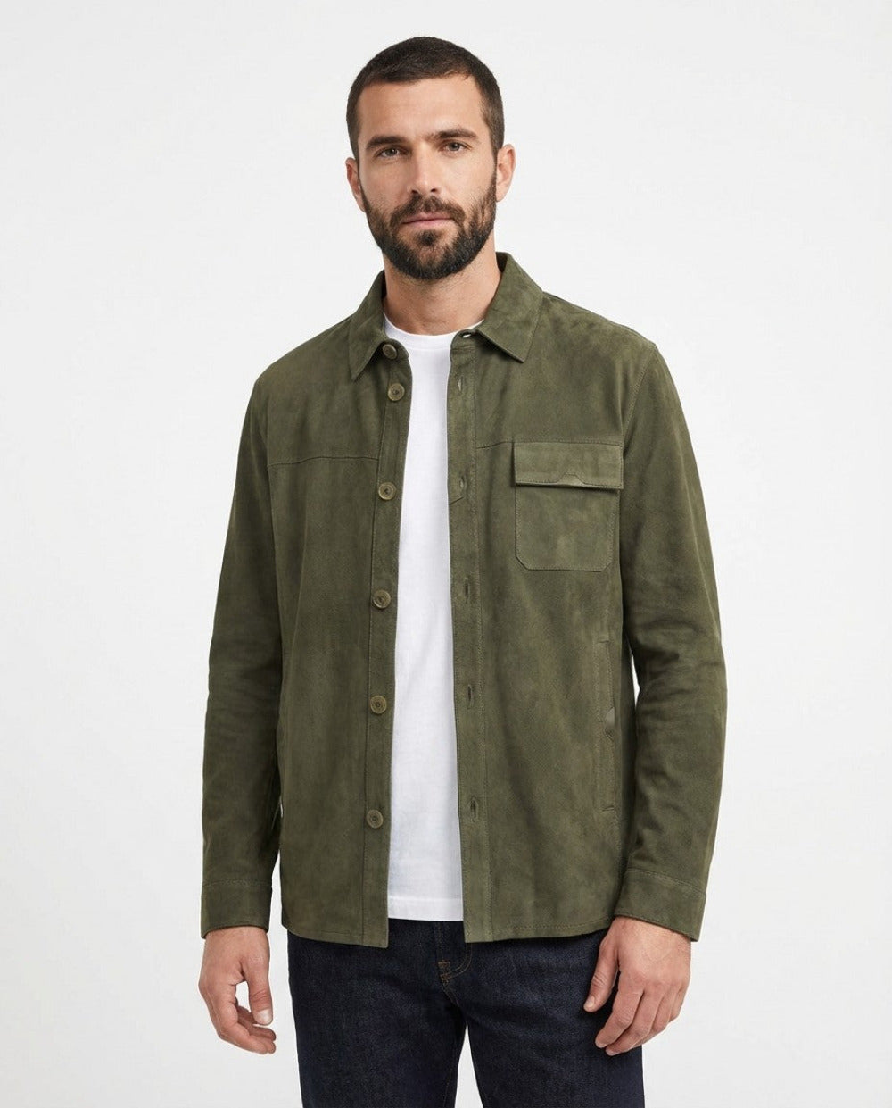 Torras 100% Soft Suede Shirt Jacket L82E519 - Cellini Uomo 