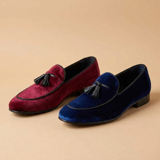 Walk Neo Velvet Tassel Loafer