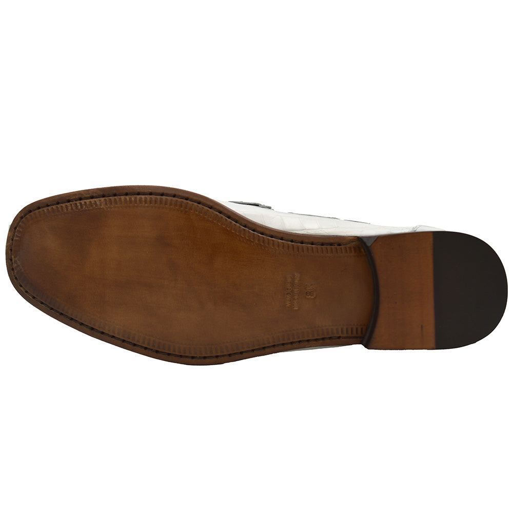 Calzoleria Toscana 3238 Alligator & Crocodile DISO Rolls-Royce Loafer - Cellini Uomo 