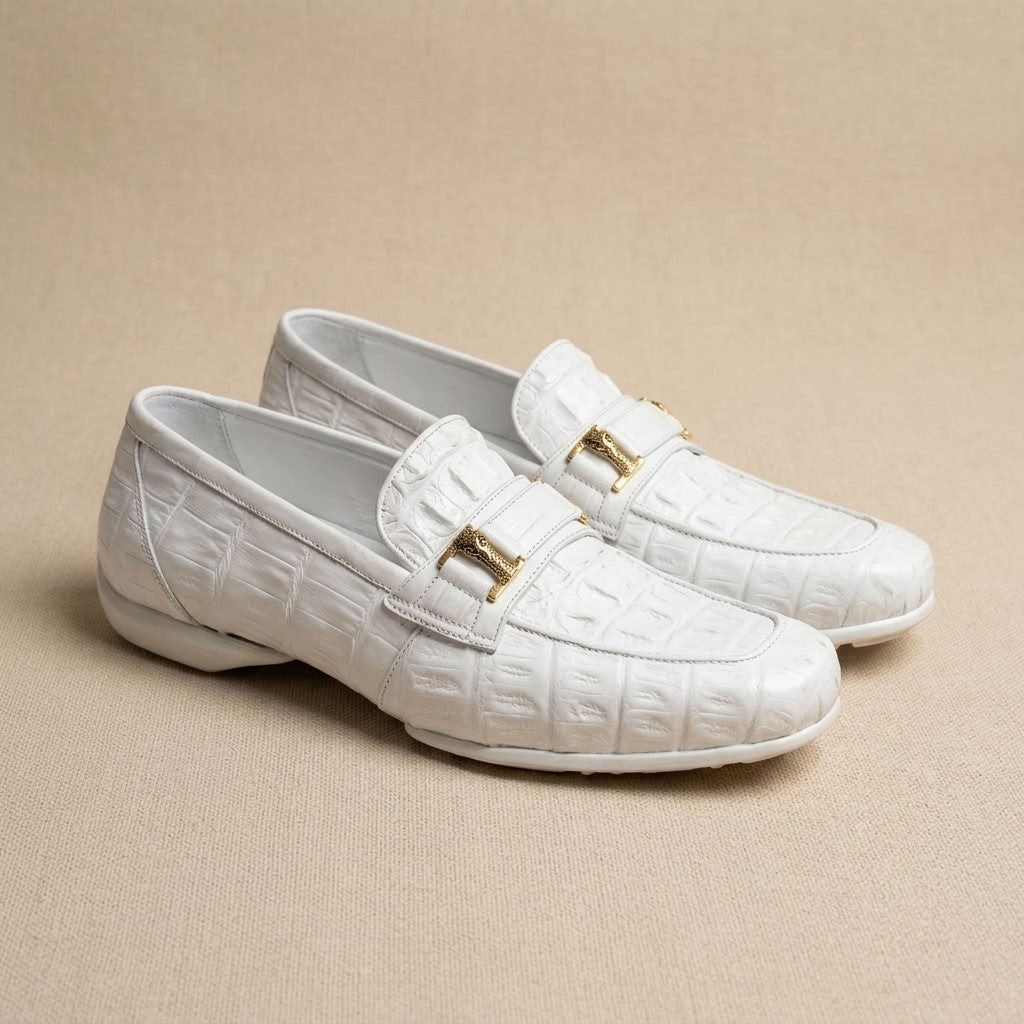 Mauri 9200 Hornback Crocodile Loafer