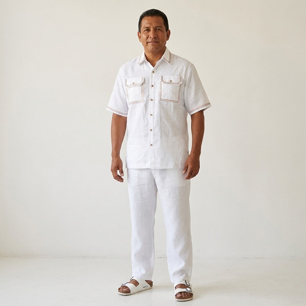 Prestige Linen Set LUX-530 | Elegant Spring/Summer Clothing