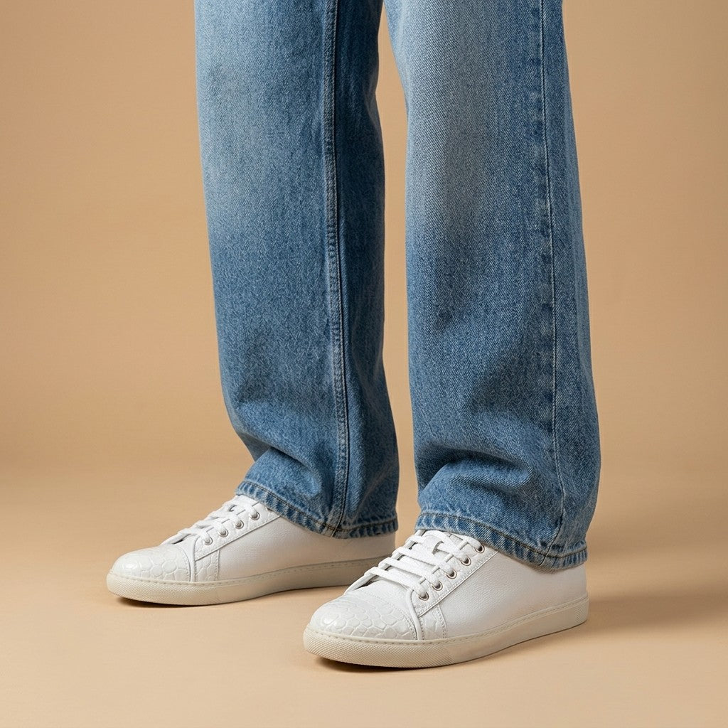 Calzoleria Toscana 5584 Crocodile Sneaker