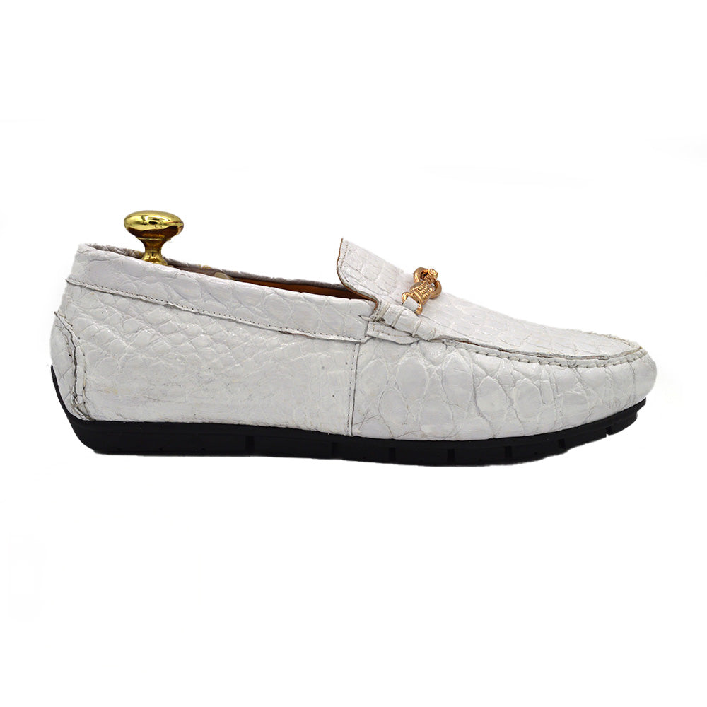 Mauri 3405 Alligator Driving Shoes - Cellini Uomo 