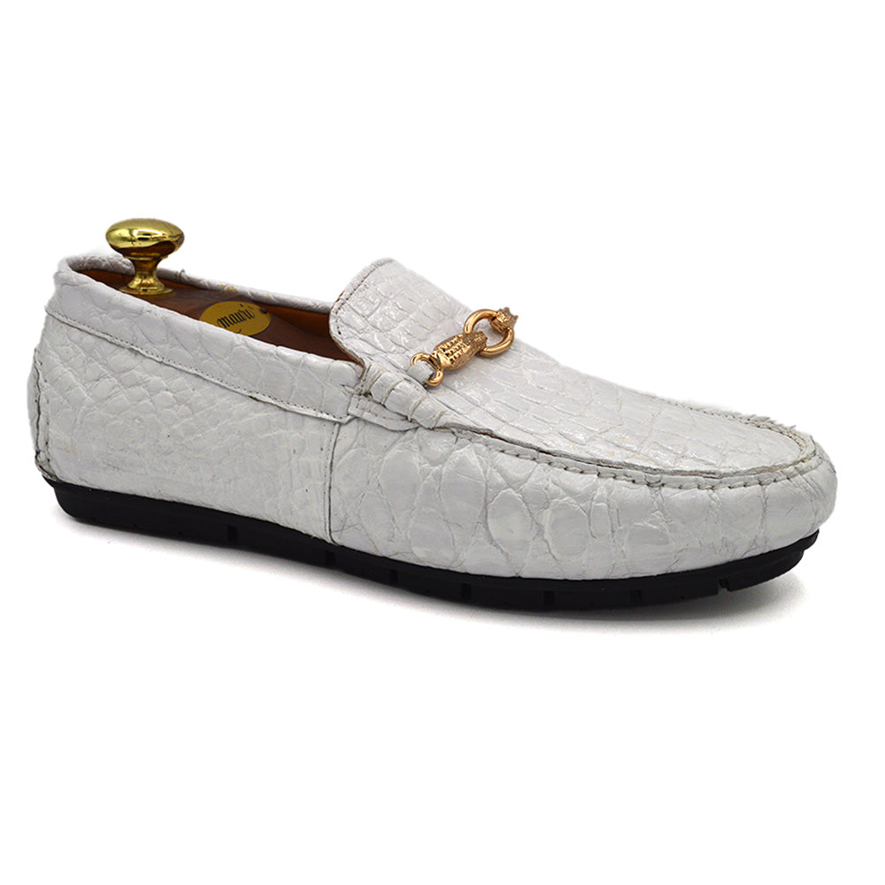 Mauri 3405 Alligator Driving Shoes - Cellini Uomo 