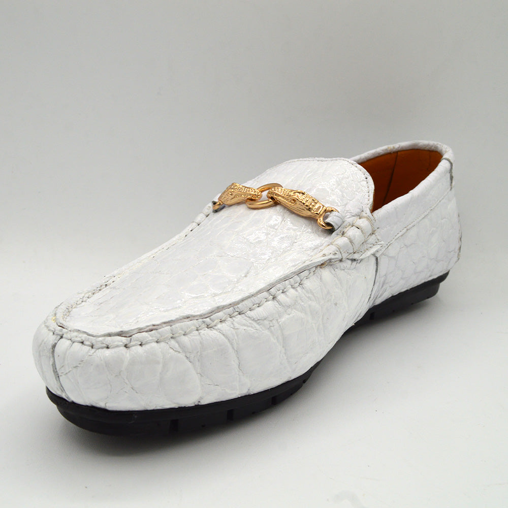 Mauri 3405 Alligator Driving Shoes - Cellini Uomo 