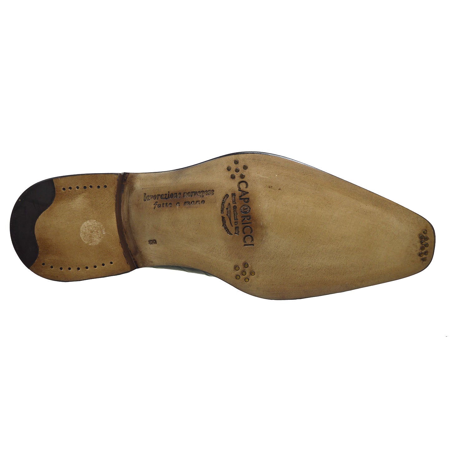 Caporicci 1400 Baby Alligator Lace Up - Cellini Uomo 