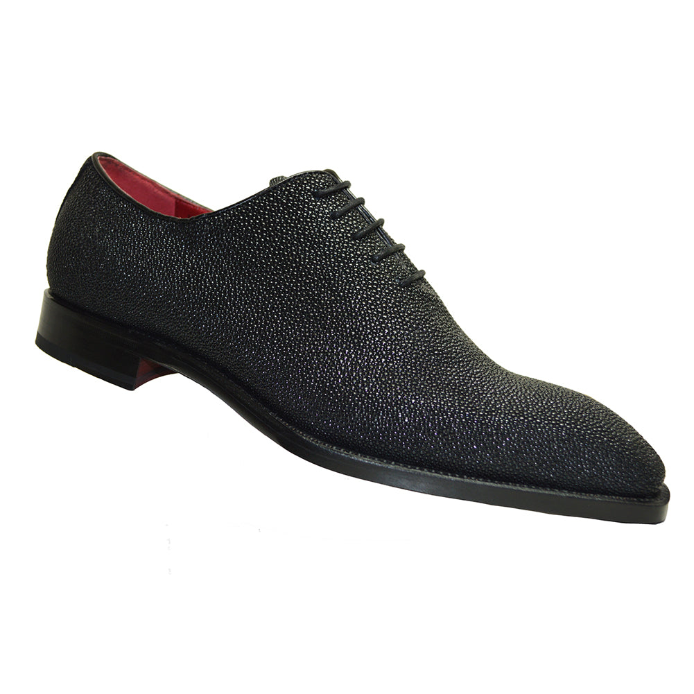 Sheriff Collection Black Stringray Lace Up