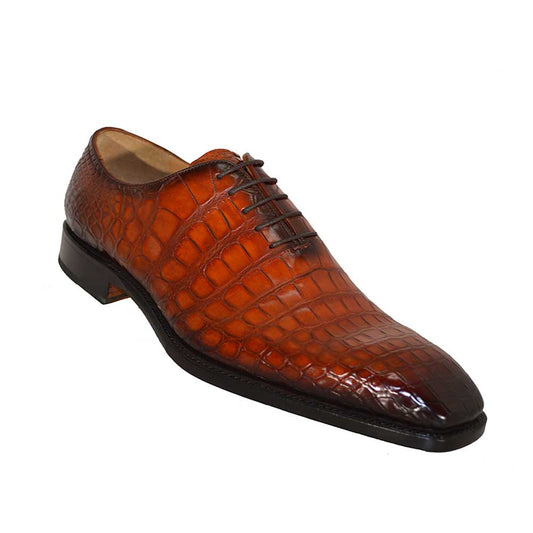 Sheriff Collection 1505 Whole Cut Alligator Dress Shoe