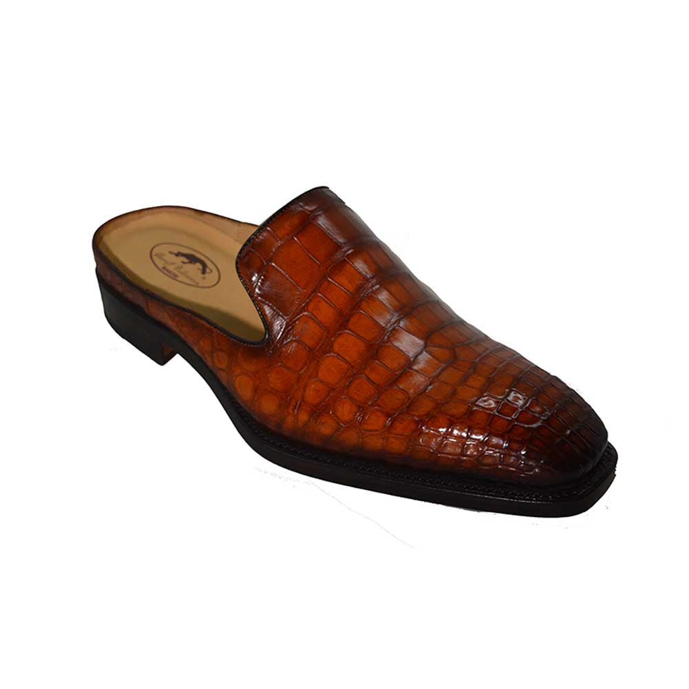 Sheriff Collection 2002 Congac Alligator Half-Shoe