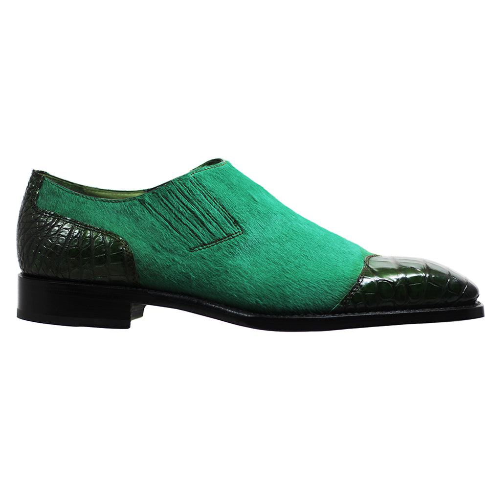 Sheriff Collection Alligator & Pony Loafer 2174