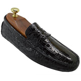 Calzoleria Toscana 4551 Crocodile Driving Shoes