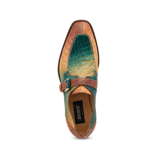 Mauri 3232 FC Multi Color Monk Strap Alligator