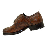Caporicci 3318 Baby Alligator Wing Tip Lace Up