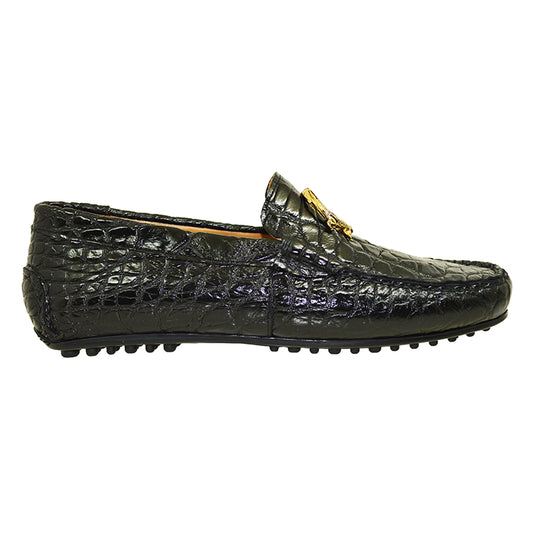 Mauri 3405 Alligator Loafer Black 1