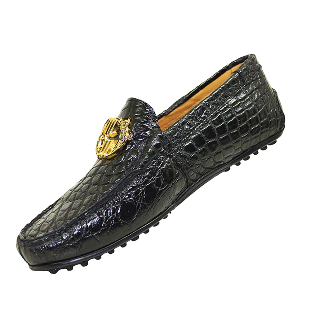 Mauri 3405 Alligator Loafer Black 3